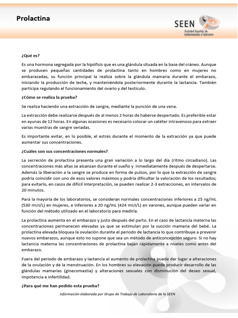 Prolactina | PDF