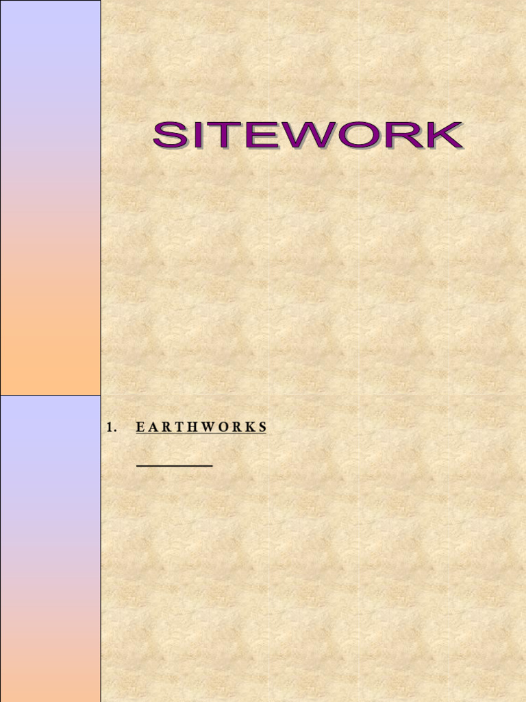 Div 02 - Siteworks | PDF