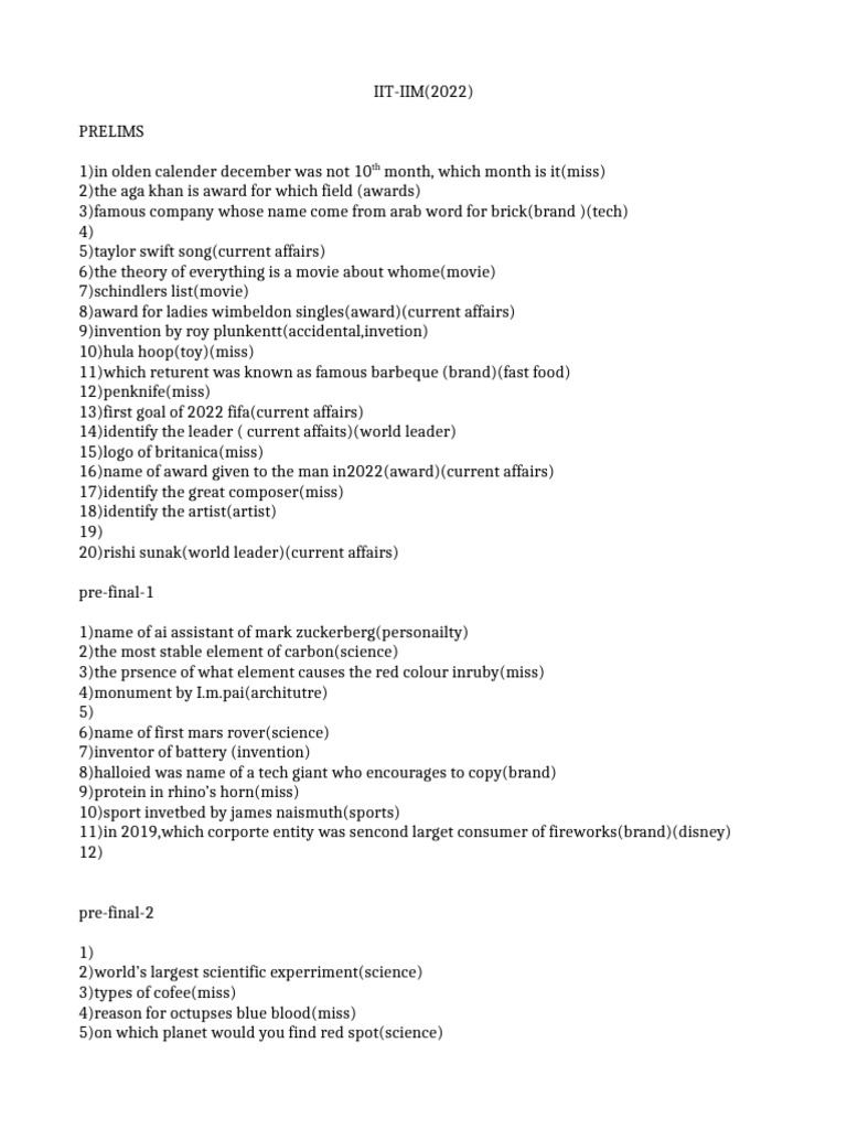 Iit Iim2 | PDF