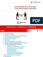 (Versió en Català) Resum Executiu de La Guia Sobre Contractació Pública Electrònica