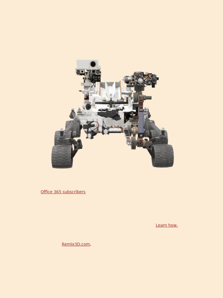 Curiosity Rover | PDF