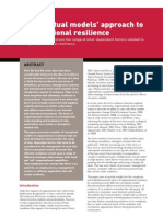 A Conceptual Models Approach to Organisational Resilience