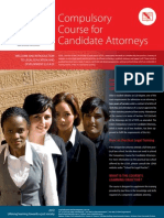 Compulsory Course For Candidate Attorneys 2012 v13