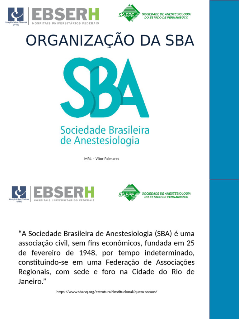 Organização SBA | PDF