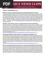 Tues., Dec. 20 News Summary