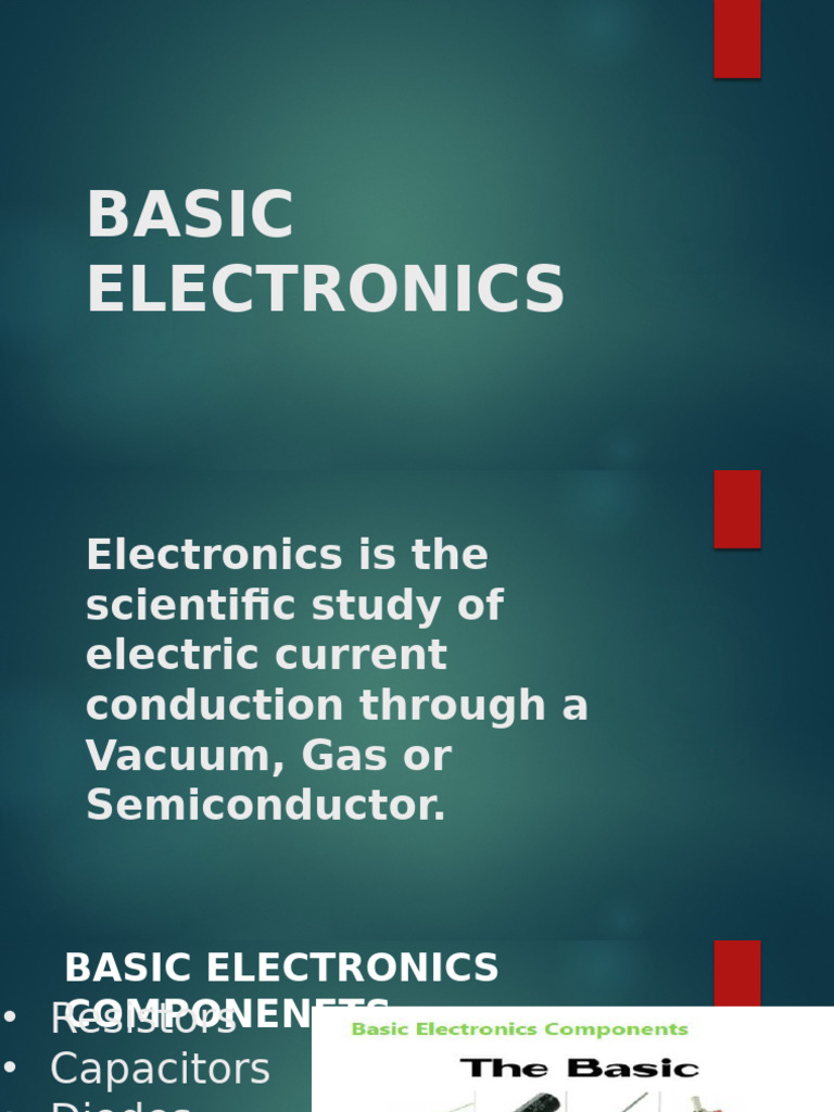 What Is Basic Electronics Pdf