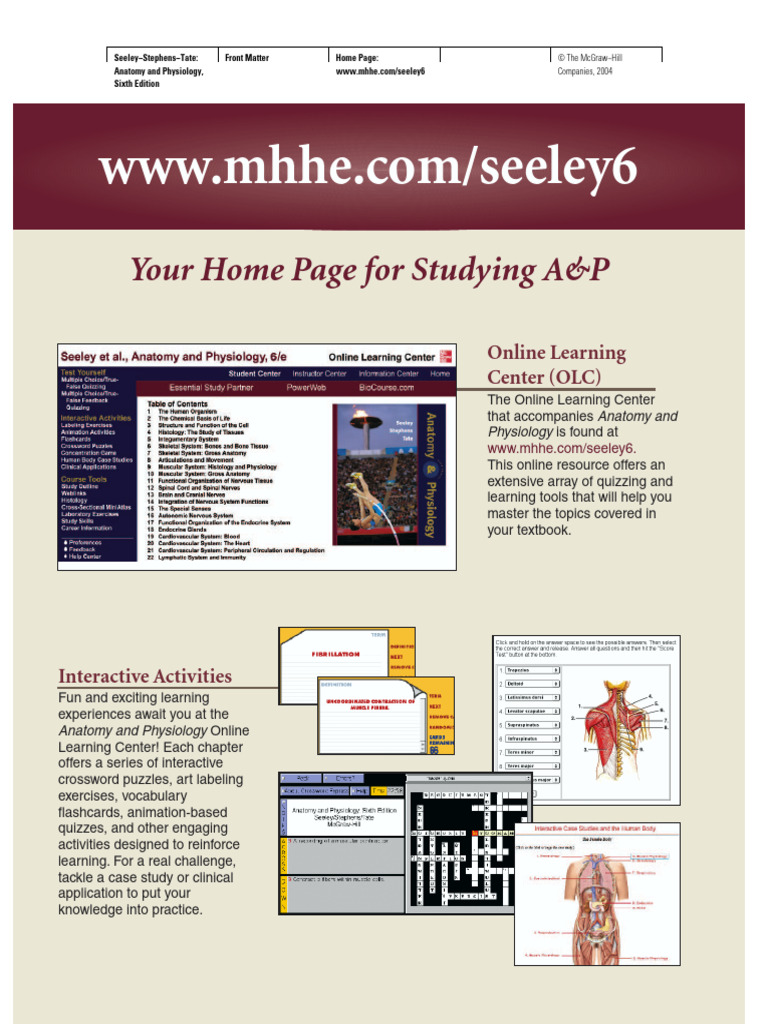 Seeley - Anatomy and Physiology 6th Ed | PDF