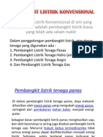 PEMBANGKIT LISTRIK KONVENSIONAL