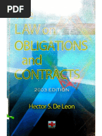 Philippine Civil Code: Obligations & Contracts | PDF