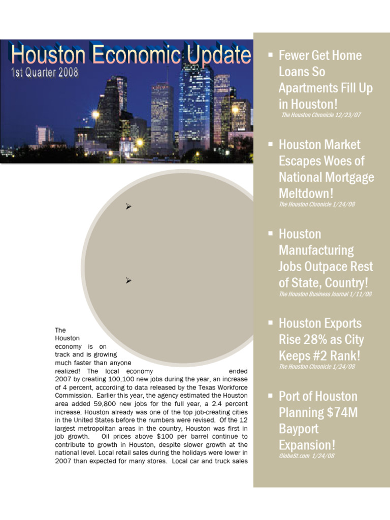 Houston Economic Update Pdf