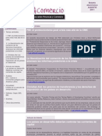 Boletín Finanzas & Comercio Agosto 2011