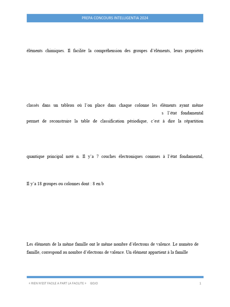 Tableau Periodique PDF — free download