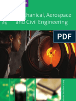 Mechanical, Aerospace and Civil Engineering postgraduate programs