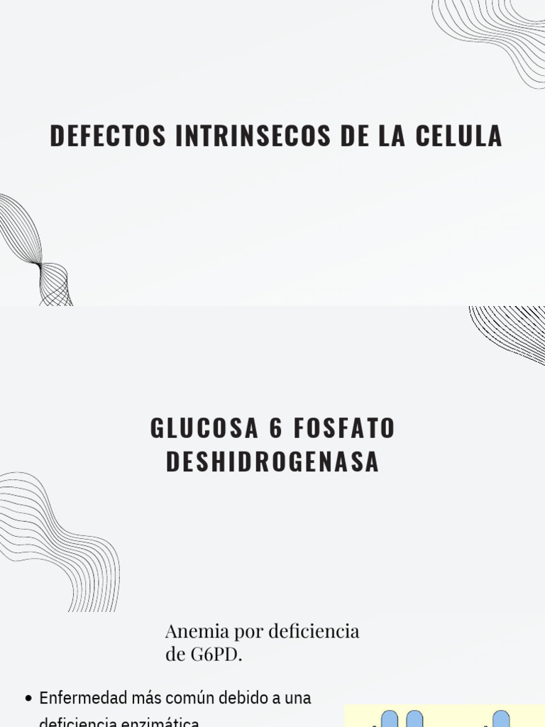 Defectos Intrínsecos de La Célula - Verano PDF | PDF