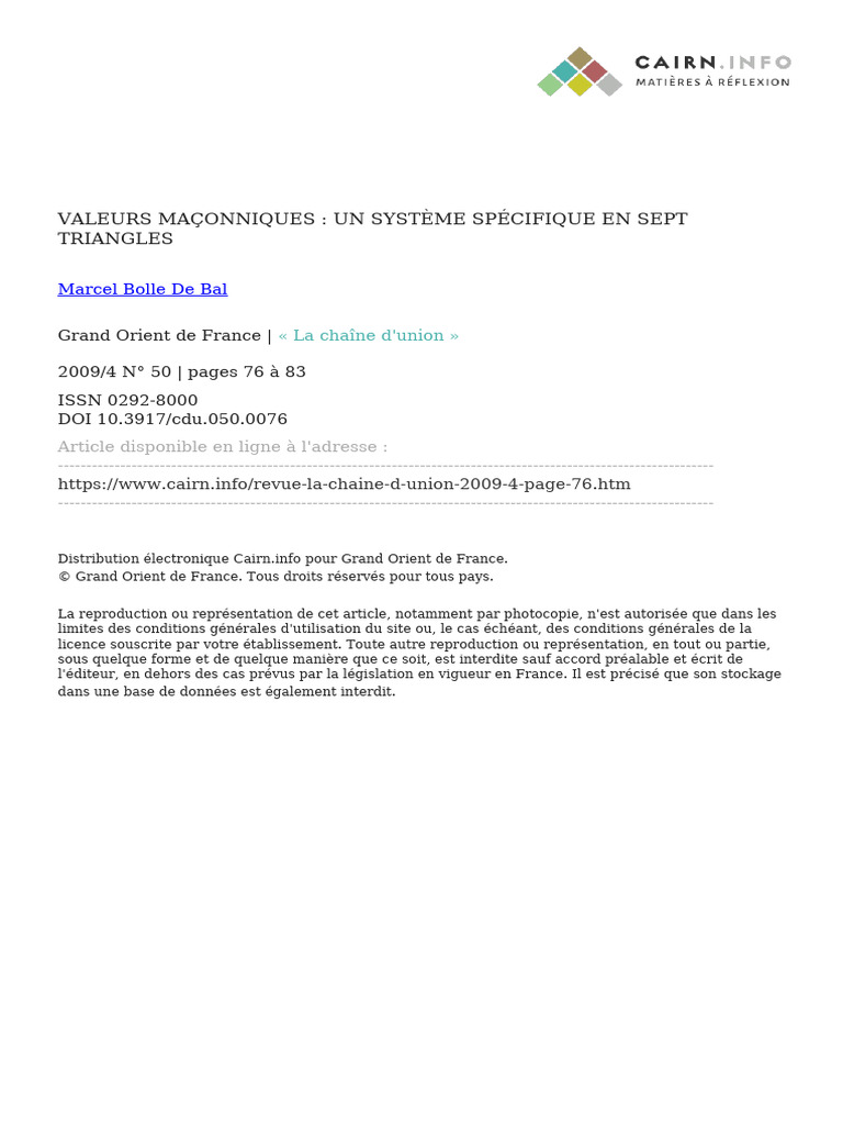 Cdu 050 0076 | PDF