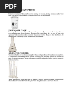 Laboratory Liquid Measurement Tools | PDF | Laboratory Equipment ...