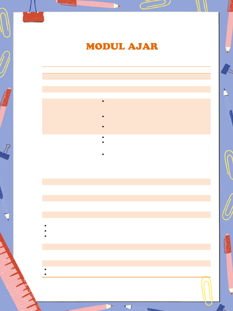 Modul Ajar Ips Keluarga Awal Kehidupan Pdf