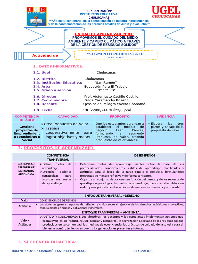 Actividad 06 3 Grado Pdf
