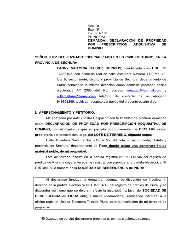 demanda-usucapion-pdf-grammatical-number-home-garden