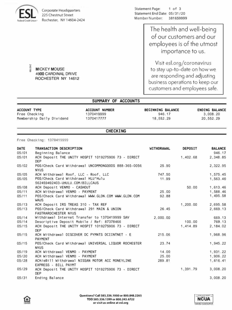 ESL CU - Sample 5 | PDF