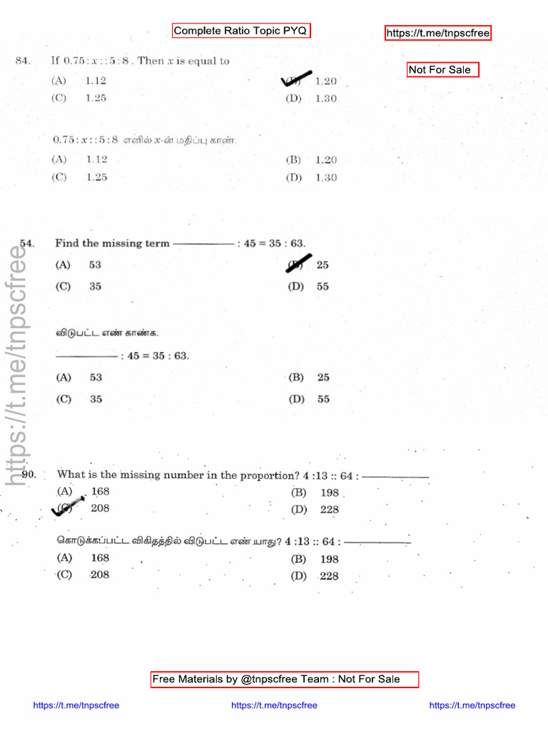 Ratio and Proportion - 1 | PDF