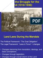 Law & Struggle For The Lland 1918-1936
