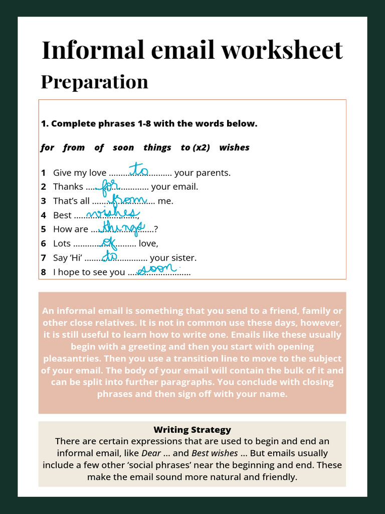 Informal Email | PDF