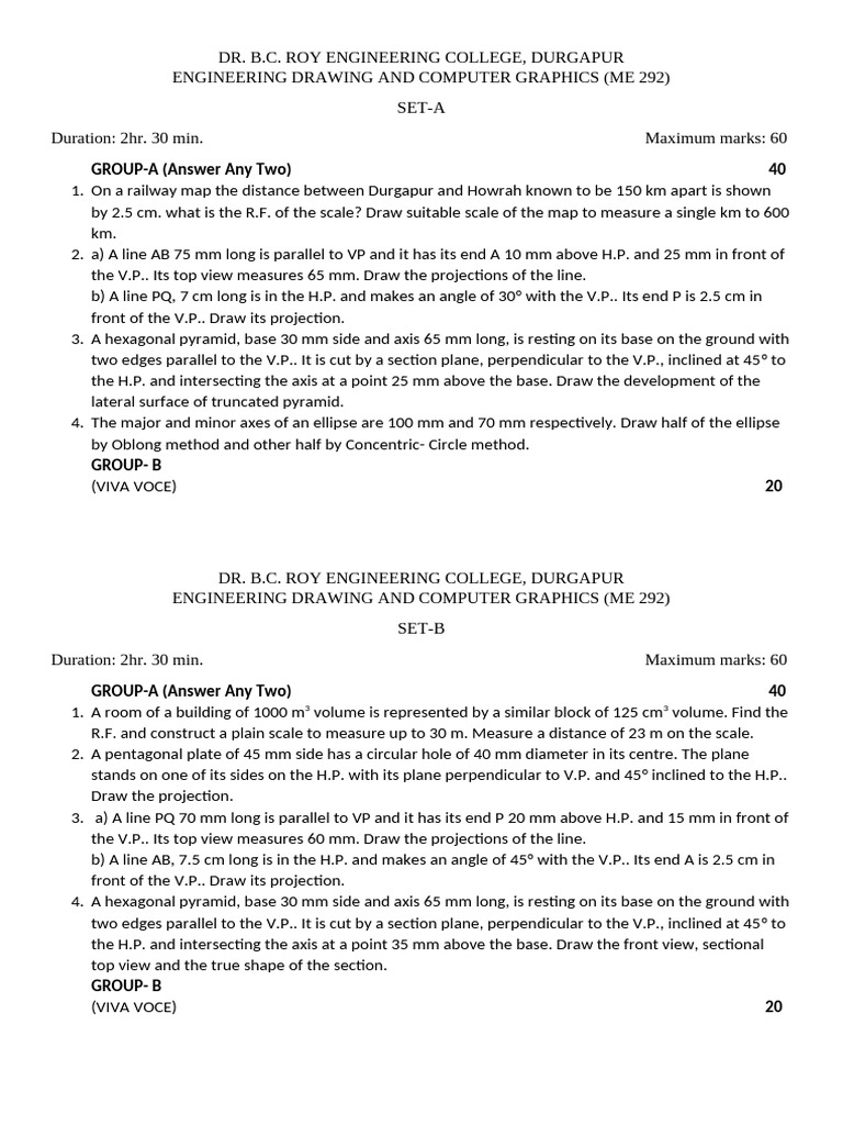 ED Question Paper | PDF