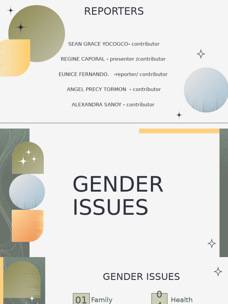 WHAT IS GENDER ISSUES PDF visual data 4