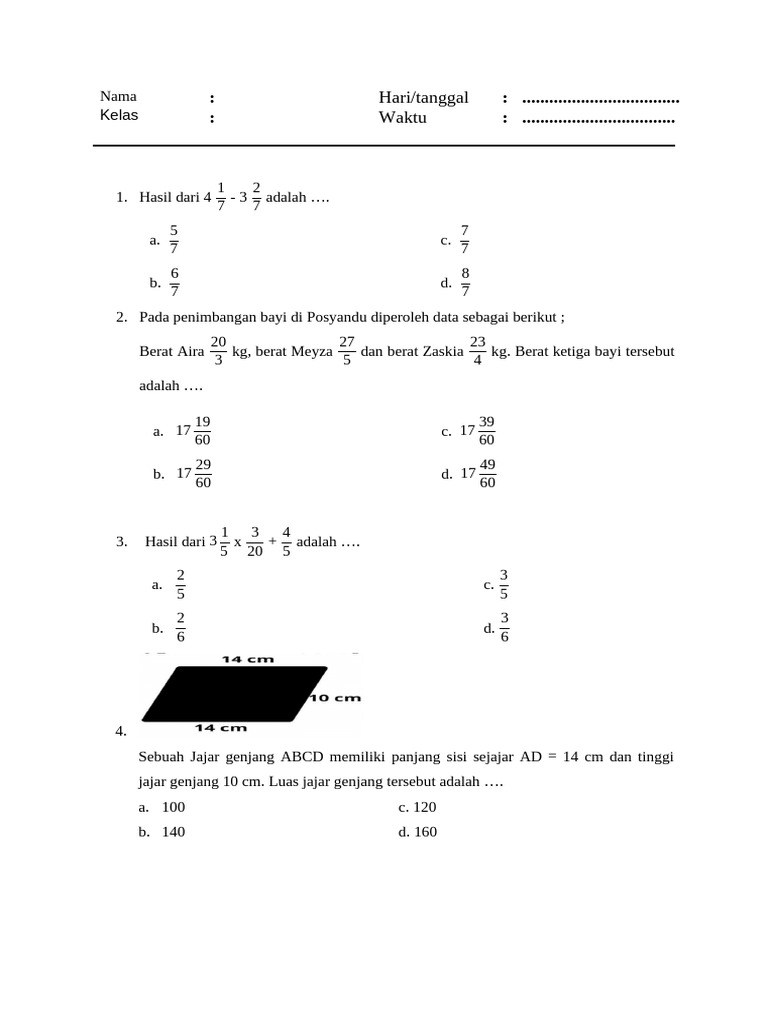 Soal Test | PDF