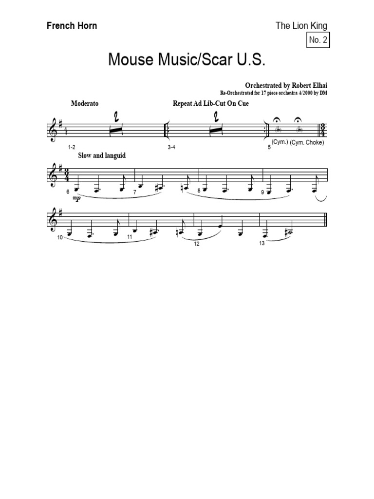 French Horn PDF