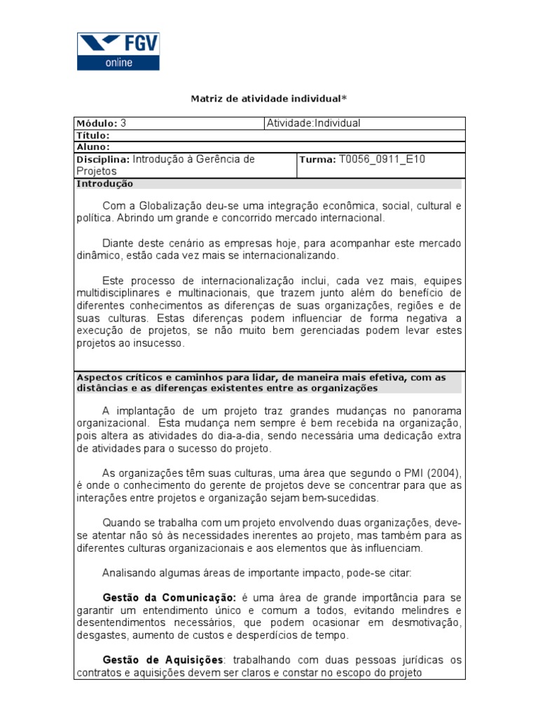 Fgv A Media Minima Para Um Aluno Ser Aprovado