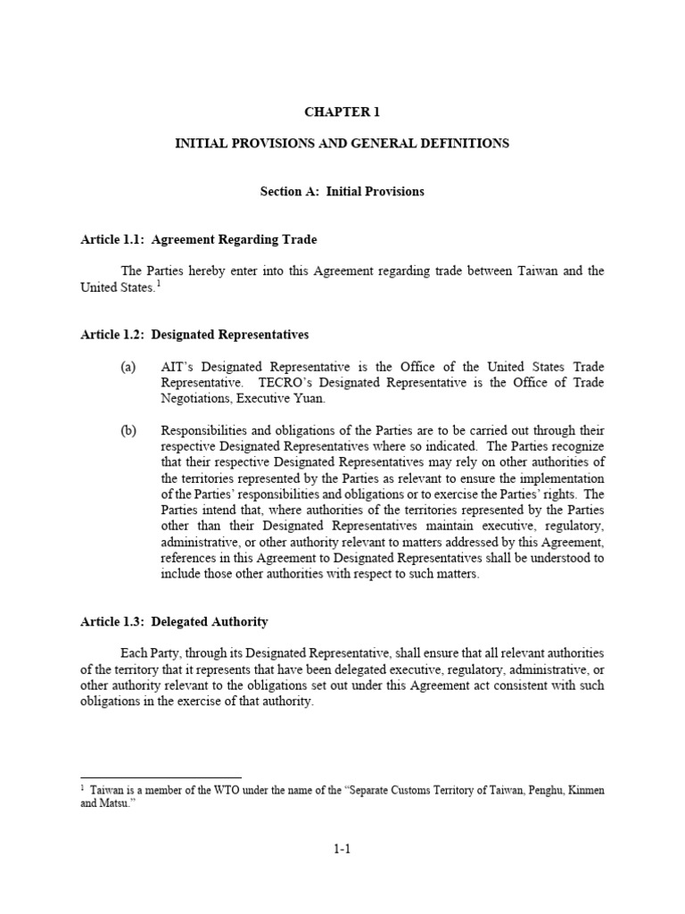 Chapter1 Initial Provisions And General Definitions Pdf