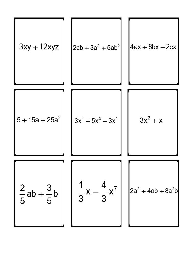 Cartasbingofactorcomun pdf