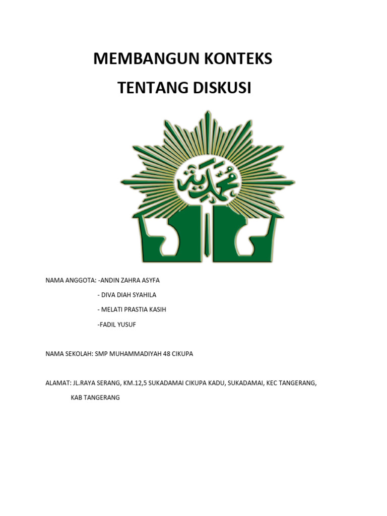 Membangun Konteks Tentang | PDF