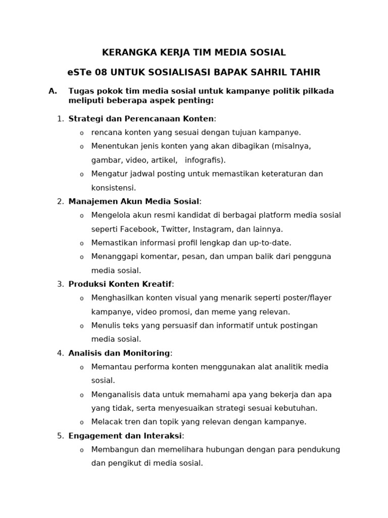 Tim media sosial MK
