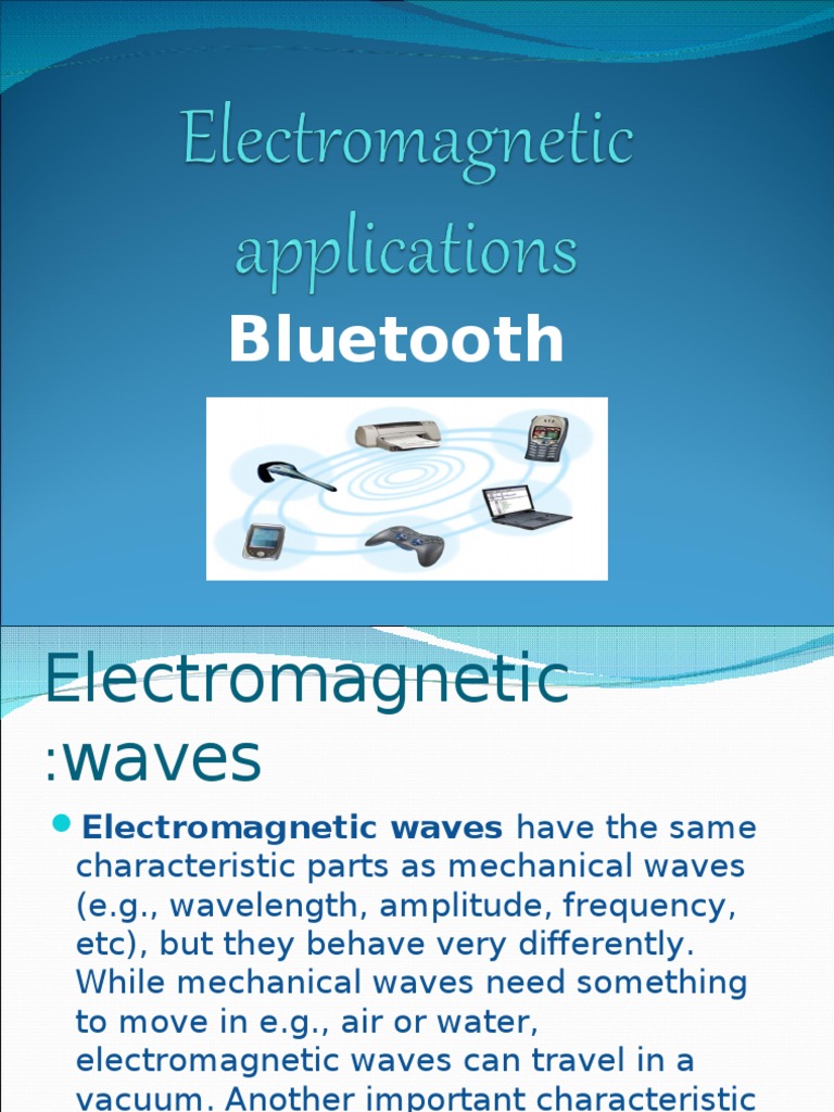 Bluetooth Final Version Bluetooth Waves