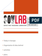 SovLab - Georgian effort towards rethinking the past