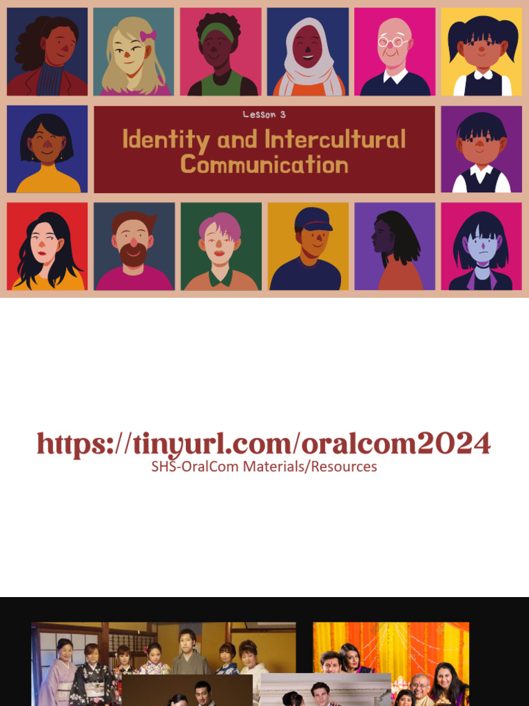 Lesson 3 Identity and Intercultural Communication | PDF