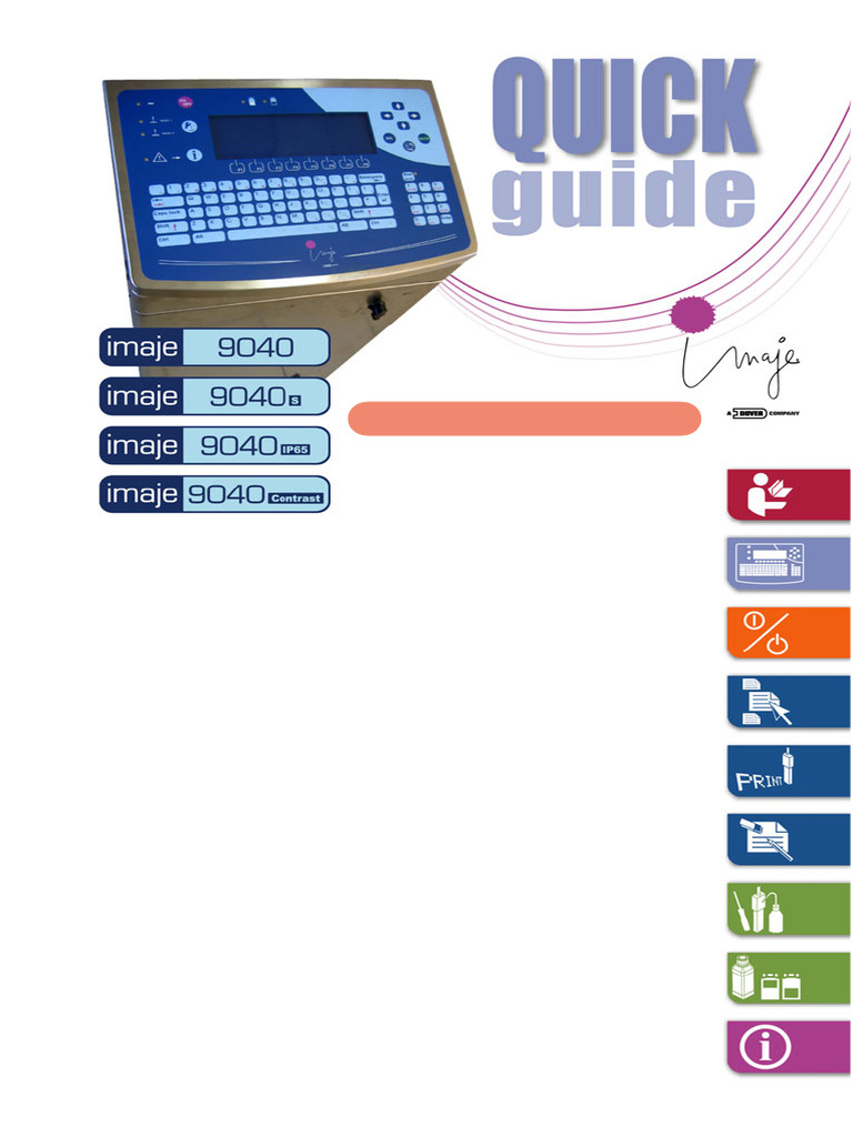 Guia Rapida Imaje 9040 | PDF