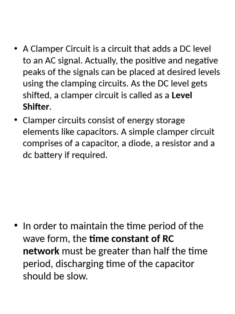Clamper | PDF