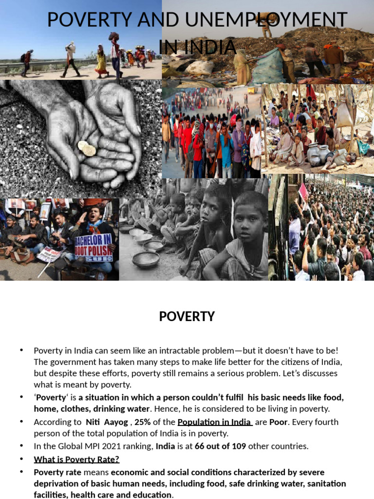 Poverty and Unemployment | PDF