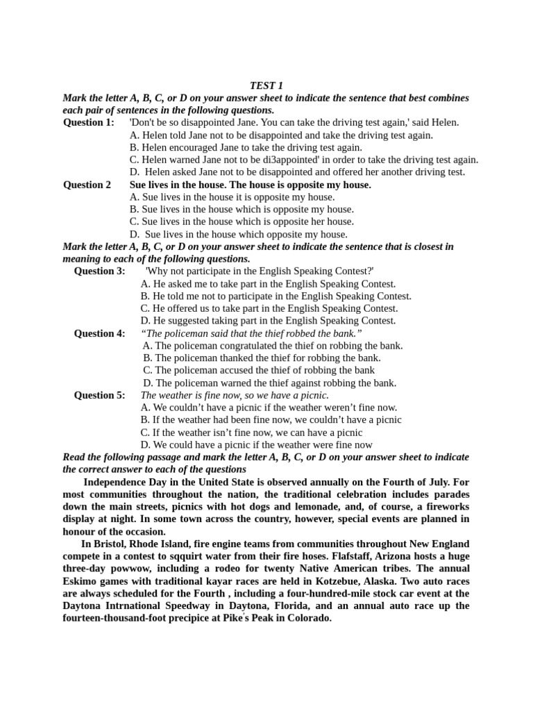 Test 1 | PDF