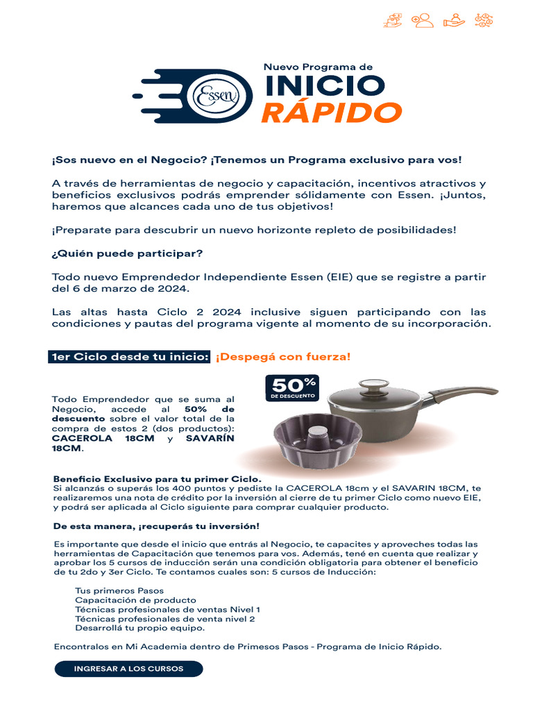 Ar Programa de Inicio Rápido 202403 | PDF