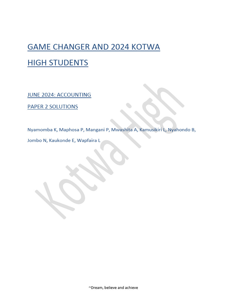 Acc june 2024 p2 ms pdf expense debits and credits