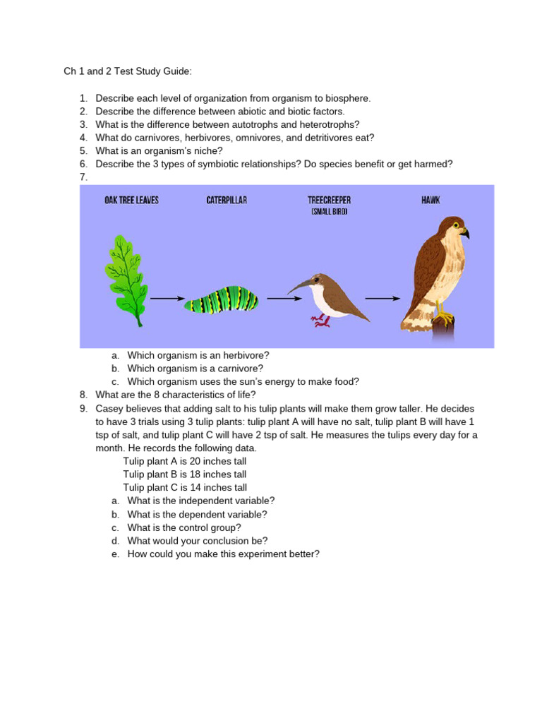 Ch+1+and+2+Test+Study+Guide | PDF