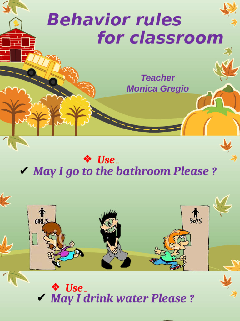 Classroom Behavior Rules Guide | PDF