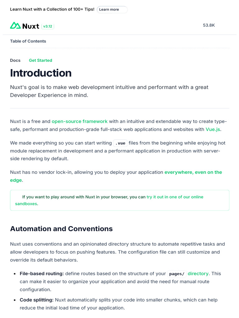 Introduction Get Started With Nuxt | PDF