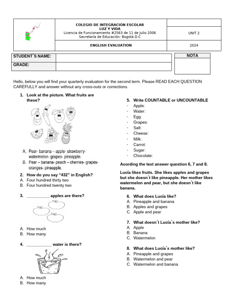 4° - Fourth - 2 | PDF