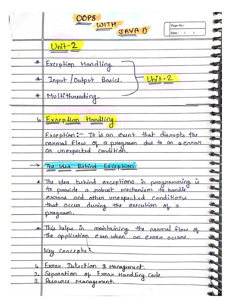OopsWithJava Unit 2 by MultiAtomsPlus | PDF